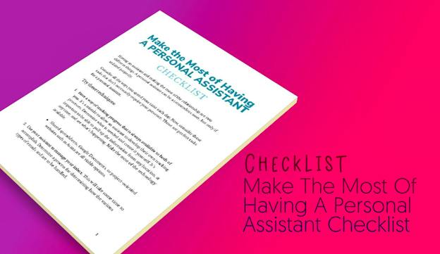 Assistant Checklists PLR Checklists - Make The Most Of Having A Personal Assistant Checklist ...