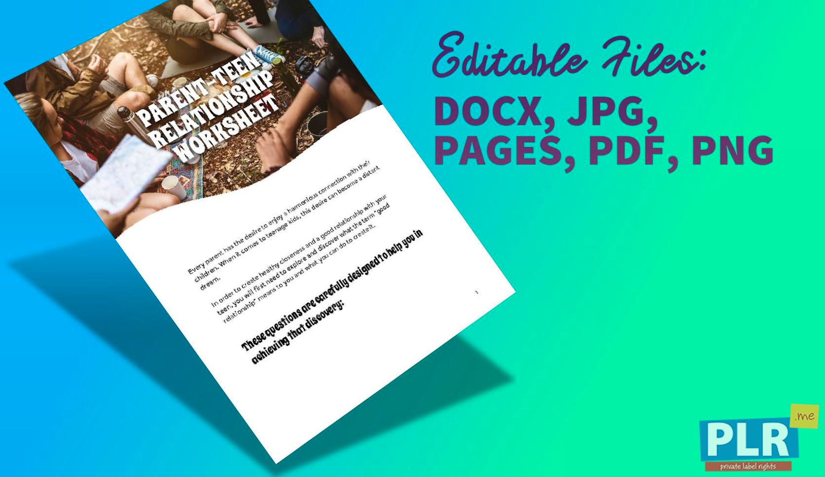 Plr Worksheets Parent Teen Relationship Worksheet Plr Me Plr Worksheets Parent Teen Relationship Worksheet Plr Me