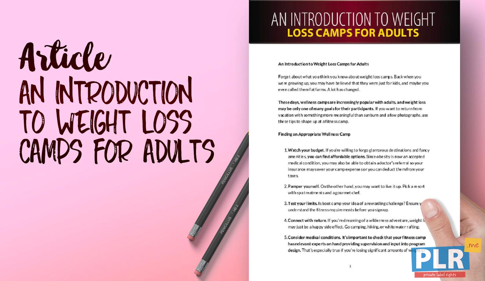 An Introduction To Weight Loss Camps For Adults An Introduction To Weight Loss Camps For Adults