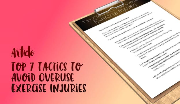 PLR Articles & Blog Posts - Top 7 Tactics To Avoid Overuse Exercise ...